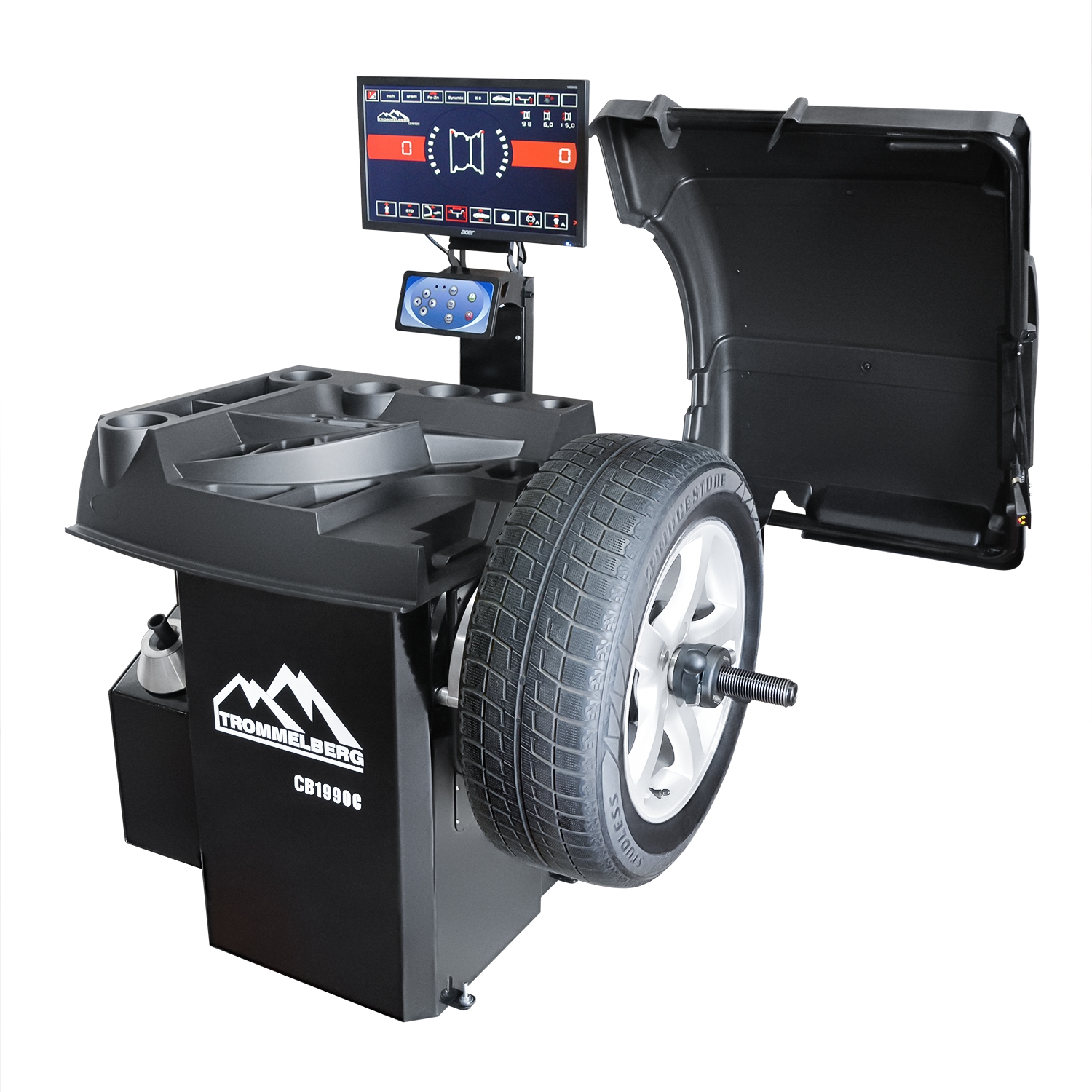 Станок балансировочный TROMMELBERG CB1990C с автовводом всех данных (колеса до 70 кг)