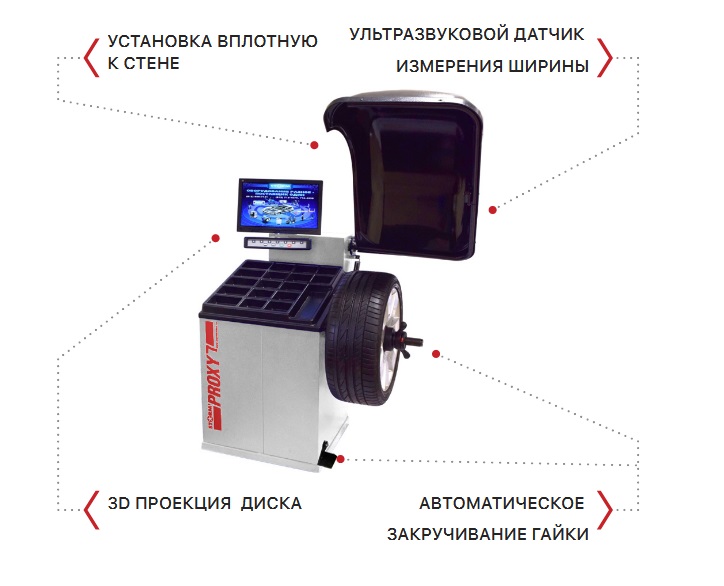 Техносоюз Балансировочный станок PROXY 7 (380 V)