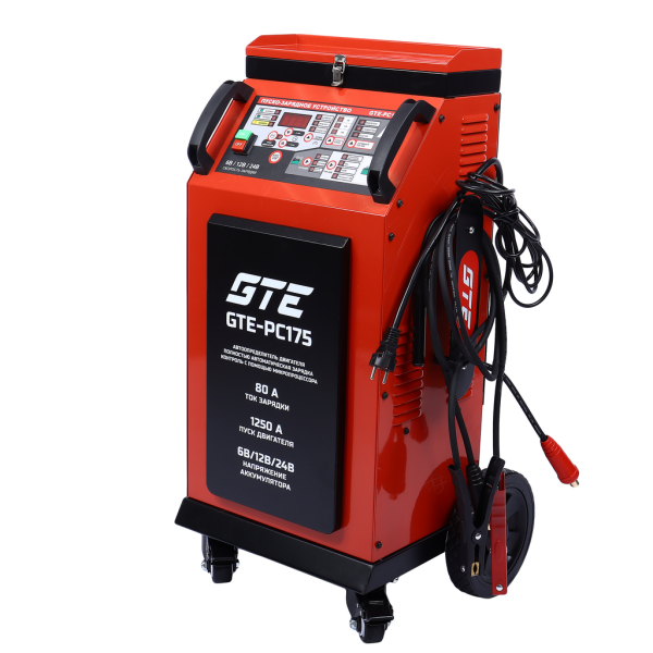 Техносоюз GTE-PC175 Устройство пуско-зарядное 6-12-24V/80-750Ач/1250А передвижное