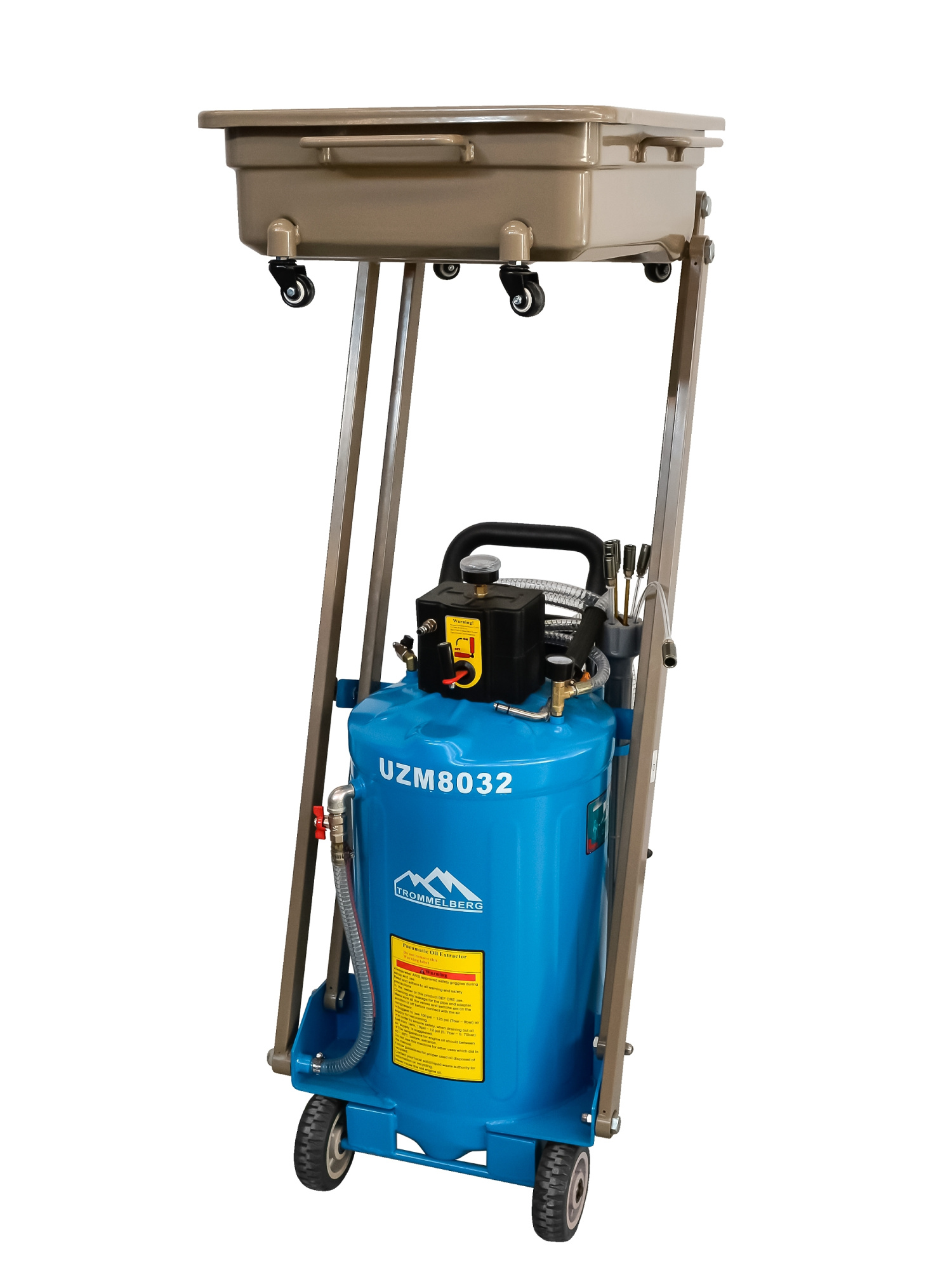 Установка для слива и откачки масла TROMMELBERG UZM8032 с подкатной ванной