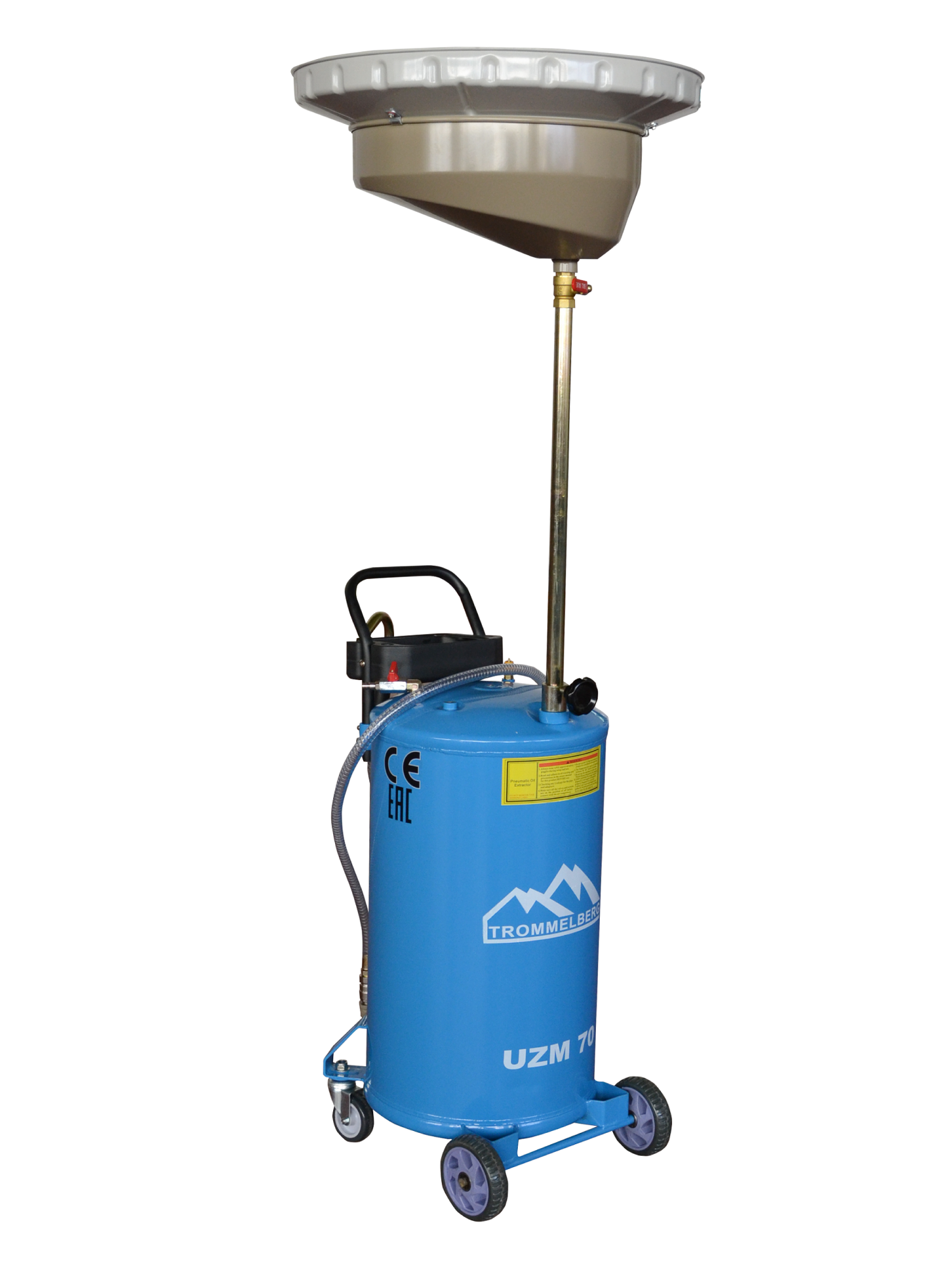 Установка для сбора масла TROMMELBERG UZM70 с подъёмной ванной на 20 л